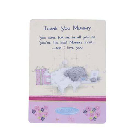 Thank You Mummy Me to You Bear Friendship Card £0.75